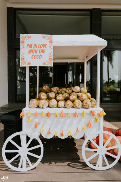 Bar and Signage — Pool Party decor — Alila Diwa Goa